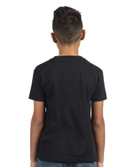 Next Level Youth Cotton Crew T Shirt Black
