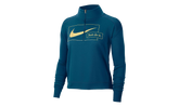 Icon Clash Midlayer Insulated Half Zip Top WMNS"Valerian Blue/ Metallic Gold" CZ1624 460