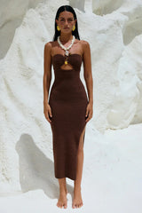 Luna Midi Dress - Espresso