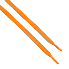 Flat Shoe Laces Neon Orange