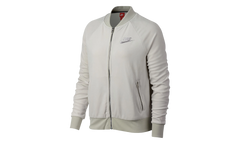 Velour Full Zip Jacket WMNS"Oatmeal Grey" 921149 072