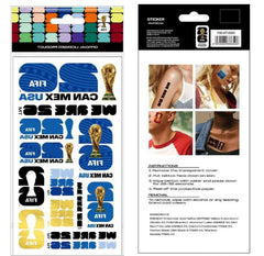 FIFA World Cup 2026 Host Countries Tattoo Sheet US