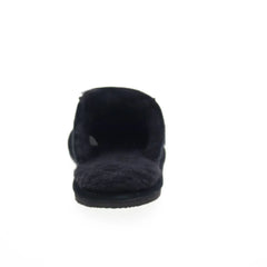 Bearpaw Pierre 2538M-011 Mens Black Synthetic Slip On Mules Slippers Shoes