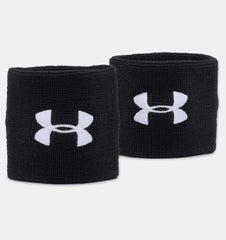 Under Armour Mens 3 Performance Wristband Black