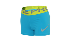 PRO DRI-FIT GRAPHIC TRAINING SHORTS 3" WMNS"Blue" DM7687 446