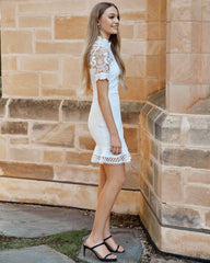 Newton Dress - White