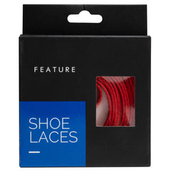 Flat Shoe Laces Cherry Red