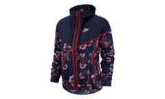 Floral Print Jacket WMNS"Blue" 922188 471