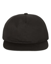 YP Classics Lightly Structured Five Panel Snapback Cap 6502