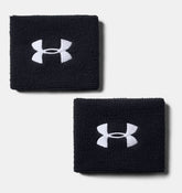 Under Armour Mens 3 Performance Wristband Black