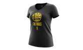NBA Golden State Warriors The Finals Big Logo V-Neck Tee WMNS"Black" W21548 BLK