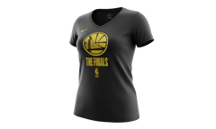 NBA Golden State Warriors The Finals Big Logo V-Neck Tee WMNS"Black" W21548 BLK