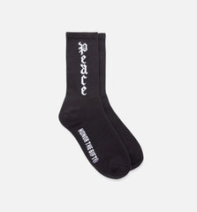 Peace Mens Socks Black