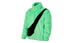 Sportswear Faux Fur Jacket WMNS"Green/ Black" CU6558 328