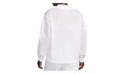Sportswear Essential Loose UV Woven Long-Sleeve V-Neck WMNS"White" FV7649 100