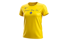 NBA Golden State Warriors Just Do It T-Shirt WMNS"Yellow" AQ6037 728