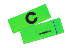Kwik Goal Captain C Arm Band Hi Vis Green