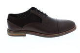 Ben Sherman Birk Cap Toe BNM00023 Mens Brown Leather Lace Up Oxfords Shoes