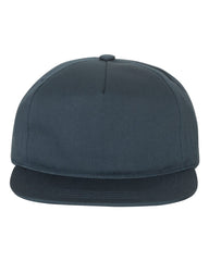 YP Classics Lightly Structured Five Panel Snapback Cap 6502