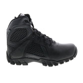 Bates Shock 6" Side Zip E07006 Mens Black Leather Lace Up Tactical Boots