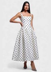 Livette - Polka Dot Midi Dress