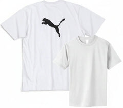 PUMA Logo Camp T Shirt White
