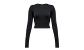 Sportswear Chill Knit Slim LS Cropped Top WMNS"Black" HF5322 010