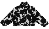 NSW Oversized High-Pile Fleece WMNS"Black White" IF0344 010