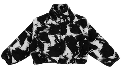 NSW Oversized High-Pile Fleece WMNS"Black White" IF0344 010