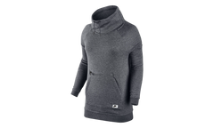Sportswear Modern Funnel Neck Sweatshirt WMNS"Grey/ Black" 803599 091