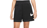 SWOOSH HIGH WAISTED LOOSE SHORTS WMNS"Black" DM6752 010