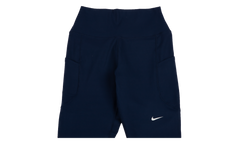 One High-Waisted 7/8 Leggings with Pockets WMNS"Midnight Navy/ White" FN3241 413