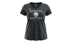 NBA Golden State Warriors V Neck T-Shirt WMNS"Black" 934331 010