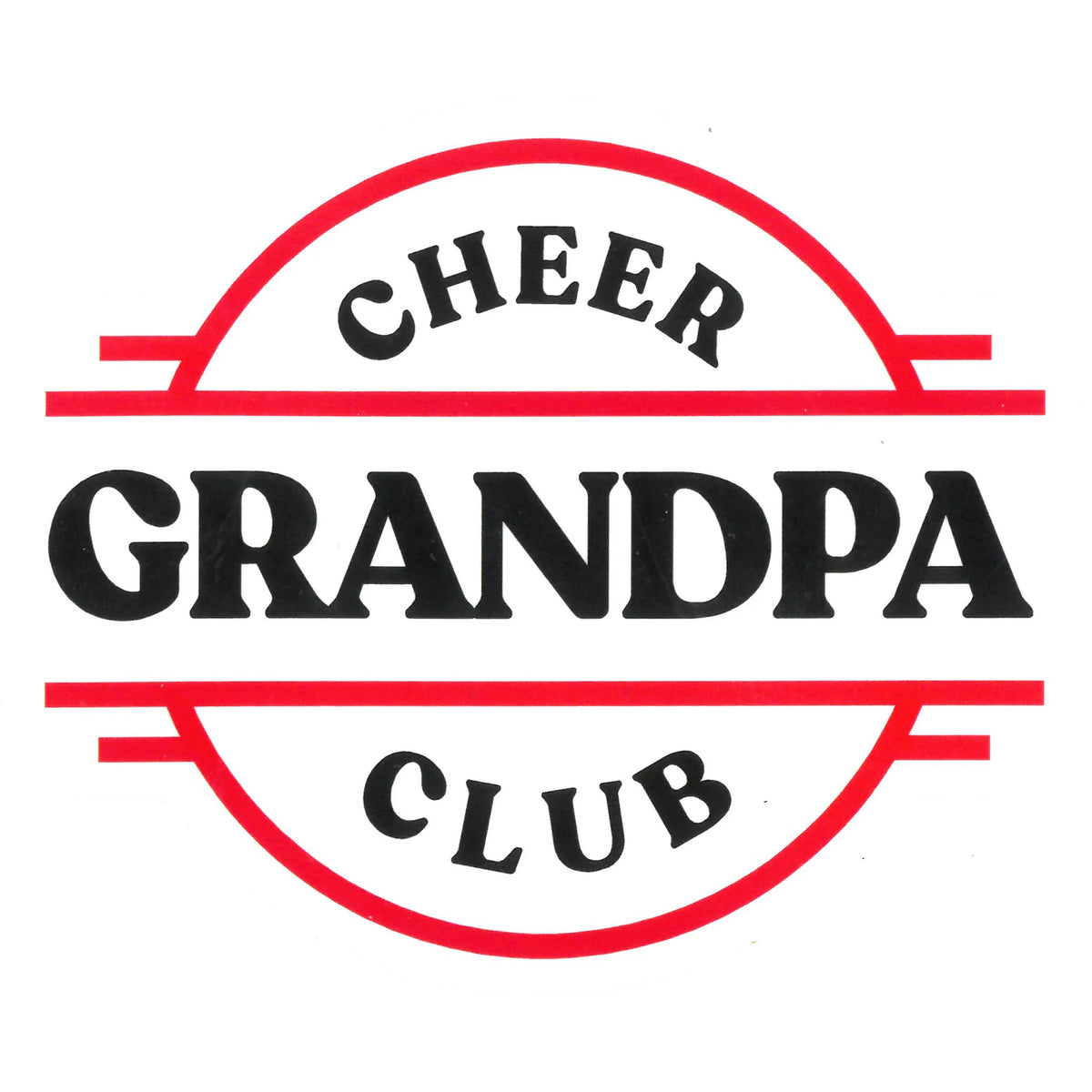Cheer Grandpa Sticker