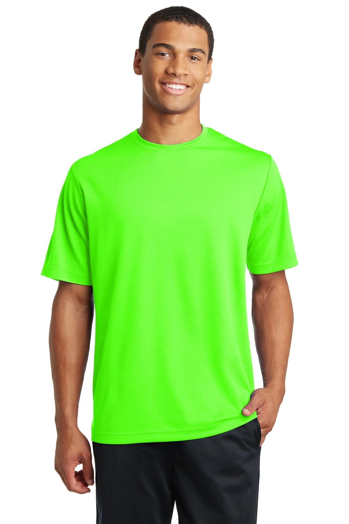 Sport Tek PosiCharge RacerMesh Tee ST340 Neon Green