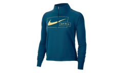 Icon Clash Midlayer Insulated Half Zip Top WMNS"Valerian Blue/ Metallic Gold" CZ1624 460