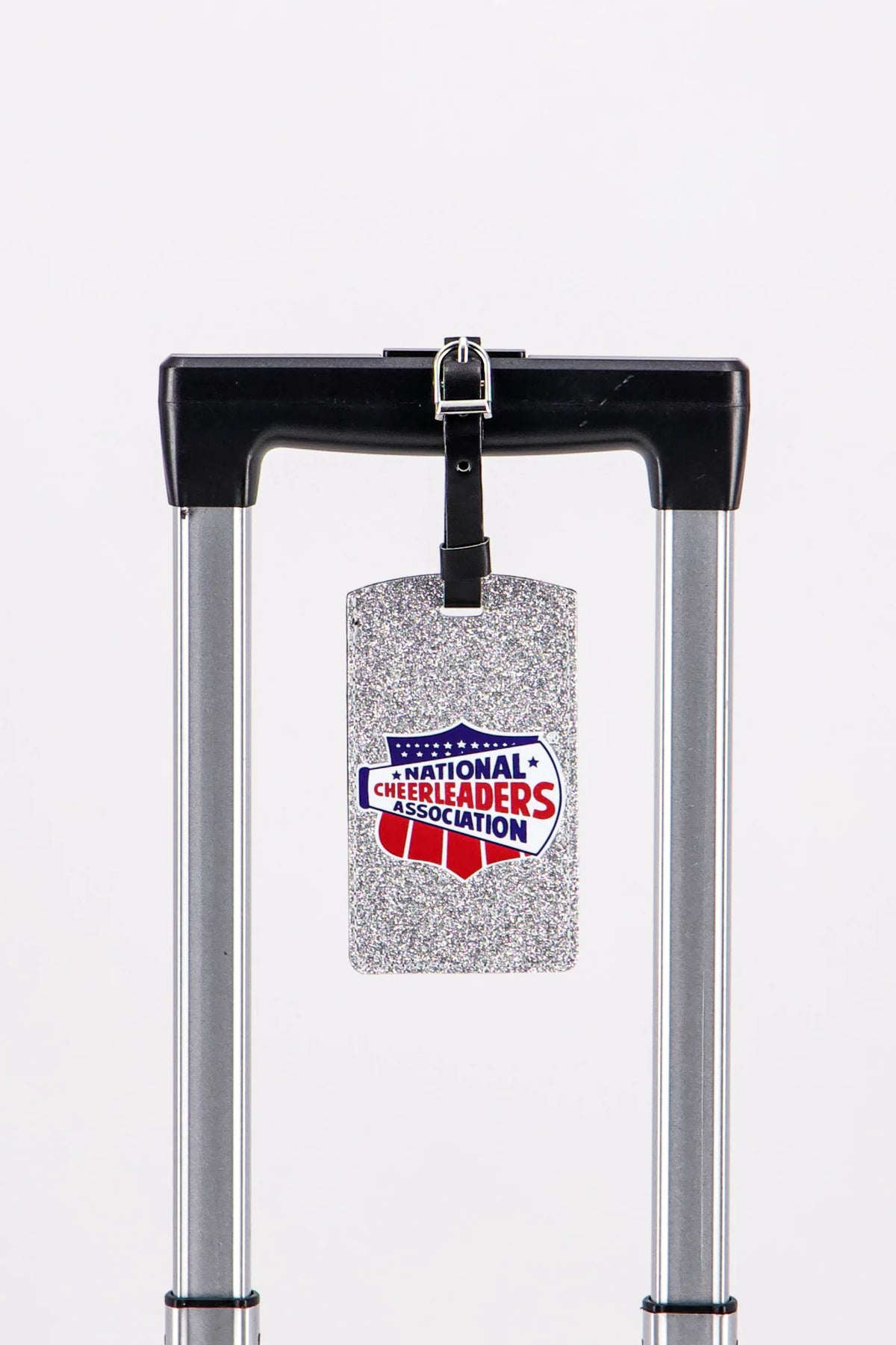 NCA Silver Sparkle Bag Tag