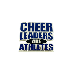 Cheerleaders Are Athletes Pin
