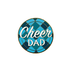 Cheer Dad Diamond Pin