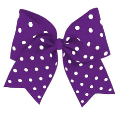 Polka Dot Cheer Bow