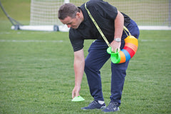 Kwik Goal Strap Cone Carrier HI VIS