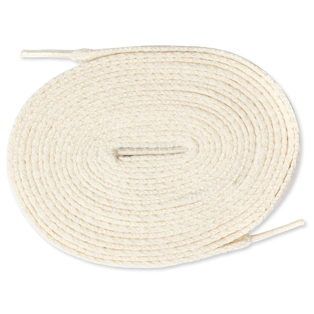 Flat Shoe Laces Natural