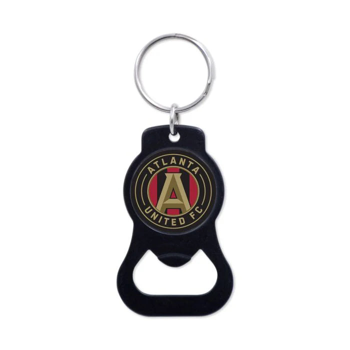 WinCraft Atlanta United Bottle Opener Key Ring Black