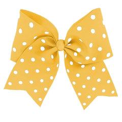 Polka Dot Cheer Bow