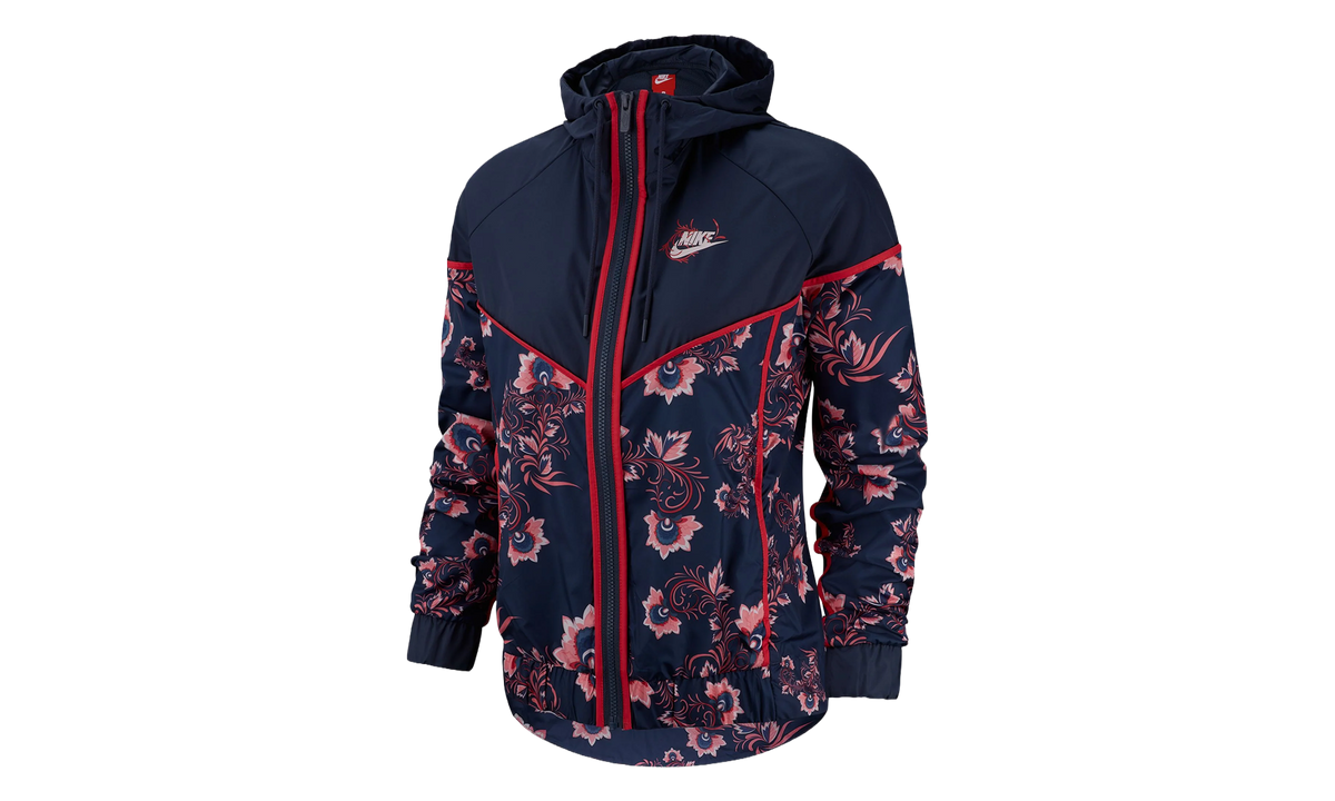 Floral Print Jacket WMNS"Blue" 922188 471