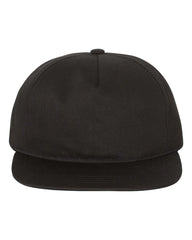 YP Classics Lightly Structured Five Panel Snapback Cap 6502