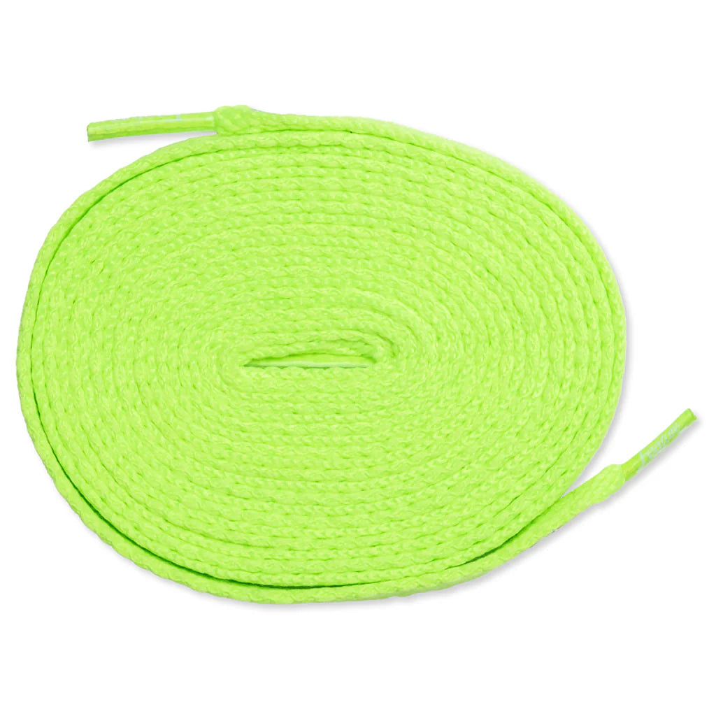 Flat Shoe Laces Neon Green