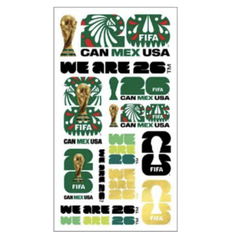 FIFA World Cup 2026 Tattoo Sheet MX