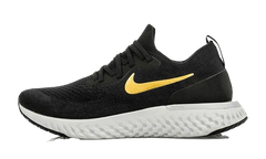 Epic React Flyknit Wmns"Black/ Metallic Gold" AQ0070 013