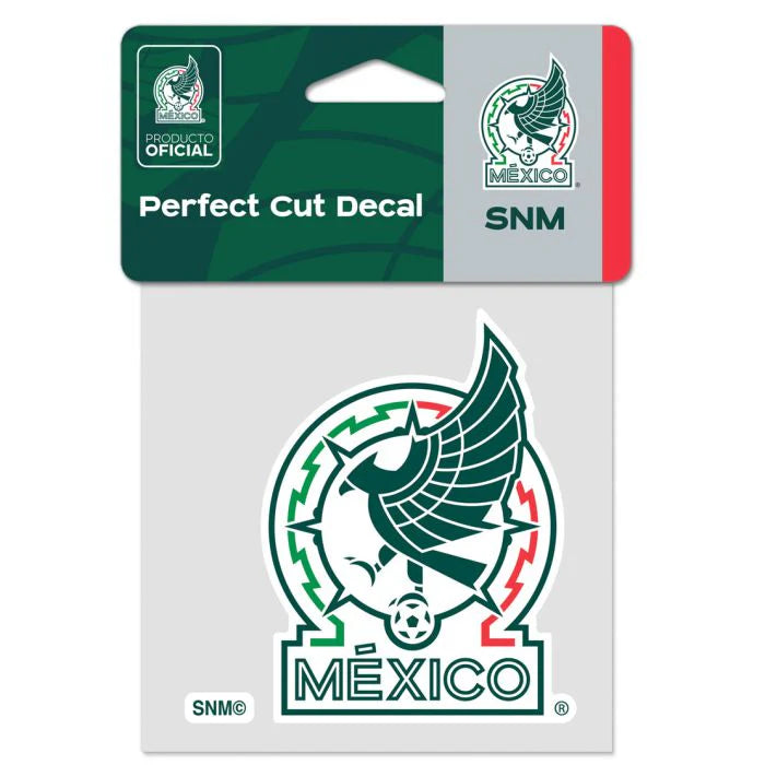 WinCraft Mexican National Soccer Perfect Cut Color Decal 4 x 4 Green